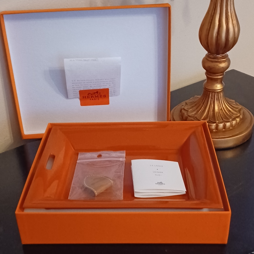 Hermes La Laque tray